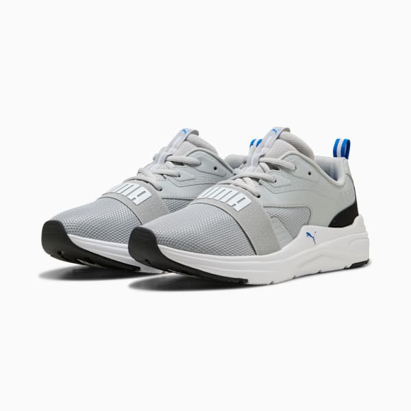 SOFTRIDE Wired 2 Sneakers Unisex, Cool Light Gray-PUMA Black-PUMA White-PUMA Team Royal, large-MEX