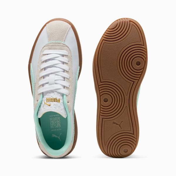PUMA Club Klassika Sneakers Women, PUMA White-Mint Melt-Vapor Gray, large-ZAF