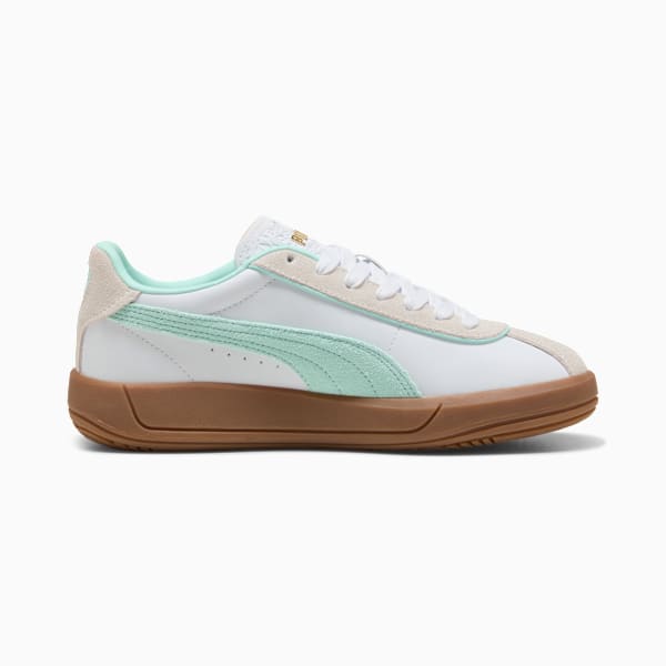 PUMA Club Klassika Sneakers Women, PUMA White-Mint Melt-Vapor Gray, large-ZAF