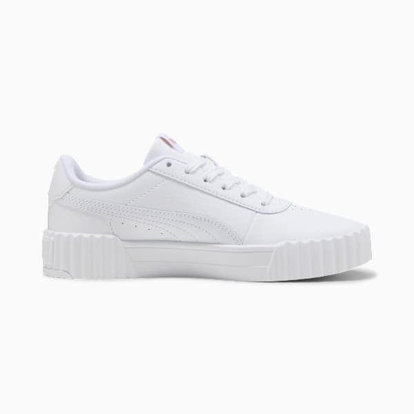 Carina 3.0 Sneakers Women, PUMA White-PUMA Gold, large-ZAF