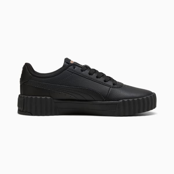 Carina 3.0 Sneakers Women, PUMA Black-PUMA Gold, large-ZAF