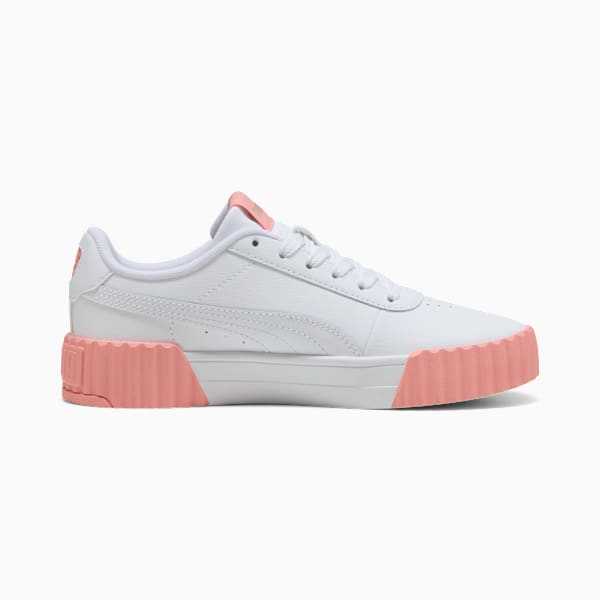 Tenis Mujer Carina Street Lux, PUMA White-Pink Fruit-PUMA Gold, large-MEX