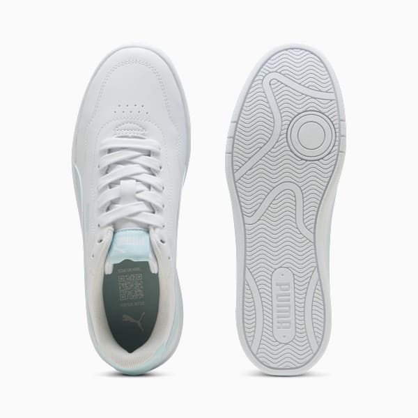 Court Lally Sneakers Women, PUMA White-Sea Glass, large-ZAF