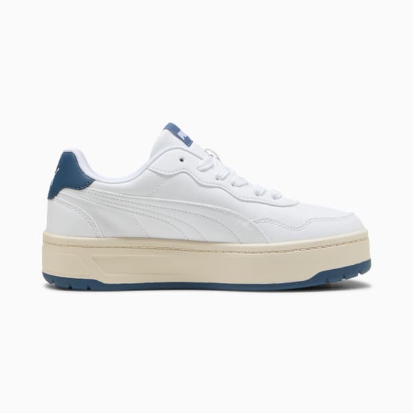 Court Lally Skye Sneakers Women, PUMA White-Dark Indigo-Alpine Snow, large-ZAF