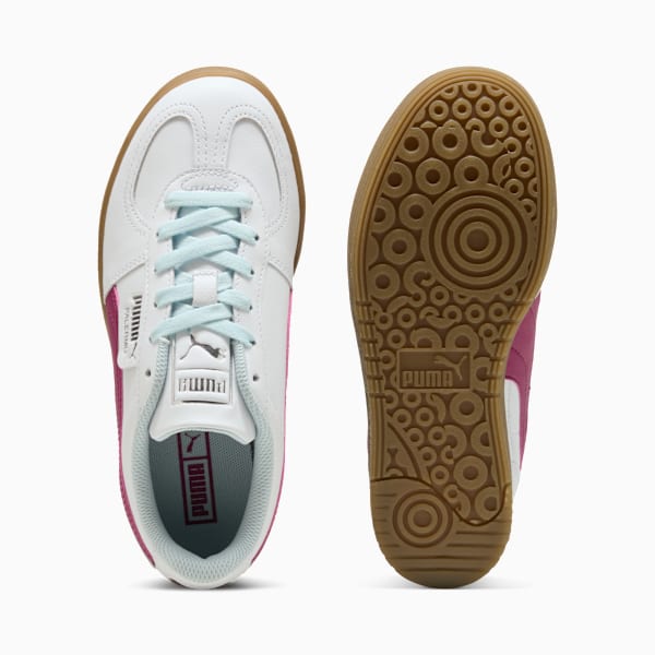 Palermo Elevata Leather Sneakers Women, PUMA White-Berry, large-ZAF