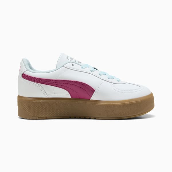 Palermo Elevata Leather Sneakers Women, PUMA White-Berry, large-ZAF