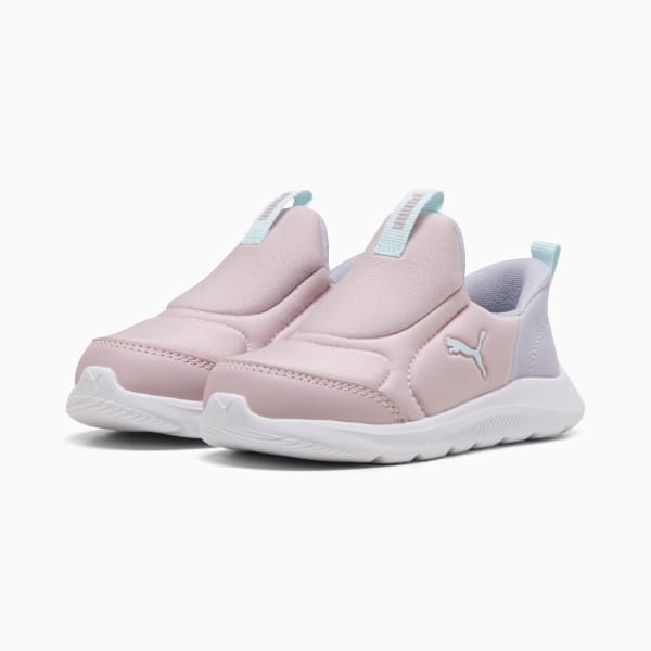 Puma Fun Racer 2 SLIPTECH Shoes Toddlers, Mauve Mist-Sea Glass-Lilac Crush, large-ZAF