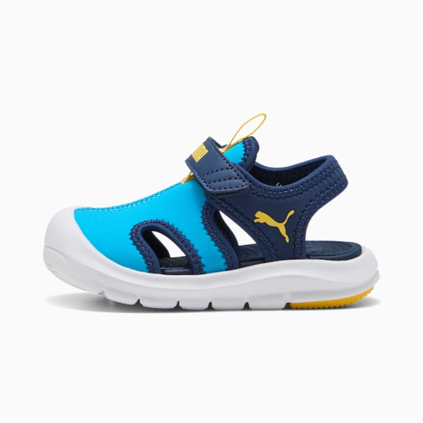 Sandalias Fun Racer para bebés, Speed Blue-Pelé Yellow, large-MEX