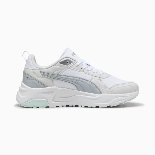 Trinity 2 Lite Aqua Metallics Sneakers Women, PUMA White-PUMA Silver-Peaceful Blue, large-MEX