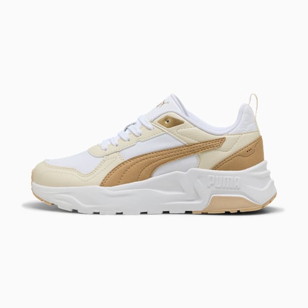 Trinity 2 Lite Aqua Metallics Sneakers Women, PUMA White-Light Sand-Alpine Snow, large-MEX