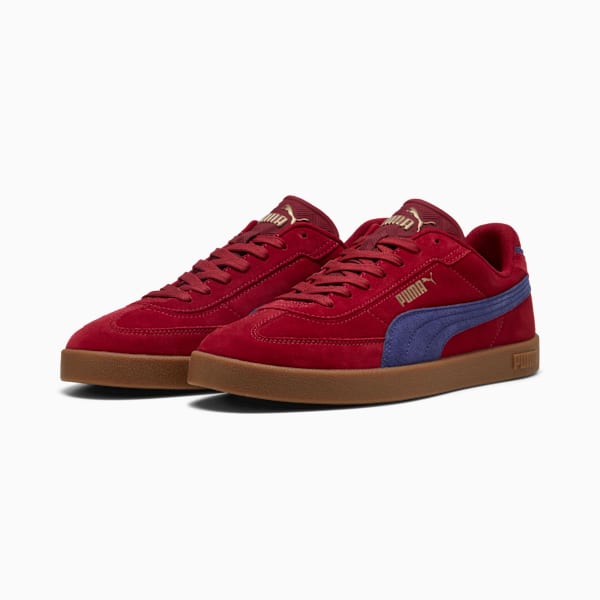 Zapatillas PUMA Club II Era Gamuza, Dark Crimson-Blue Crystal, large-ARG