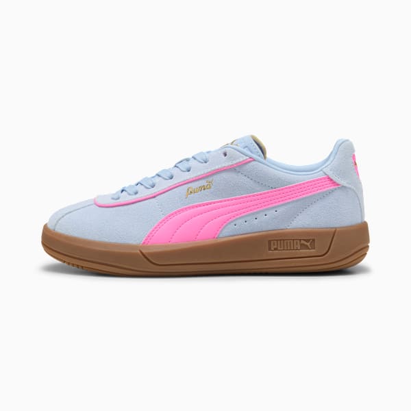 PUMA Club Klassika Suede Sneakers Women, Haute Tropic-Pink Pixel-PUMA Gold, large-ZAF