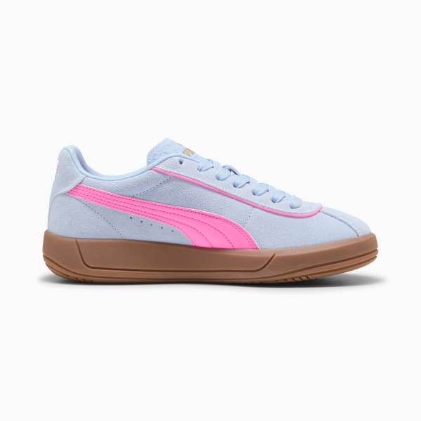 PUMA Club Klassika Suede Sneakers Women, Haute Tropic-Pink Pixel-PUMA Gold, large-ZAF