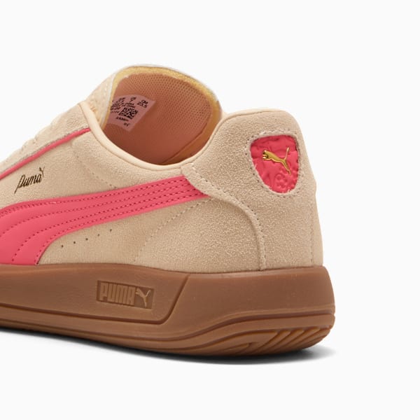 PUMA Club Klassika Suede Sneakers Women, Canvas-Peach Frost-PUMA Gold, large-ZAF