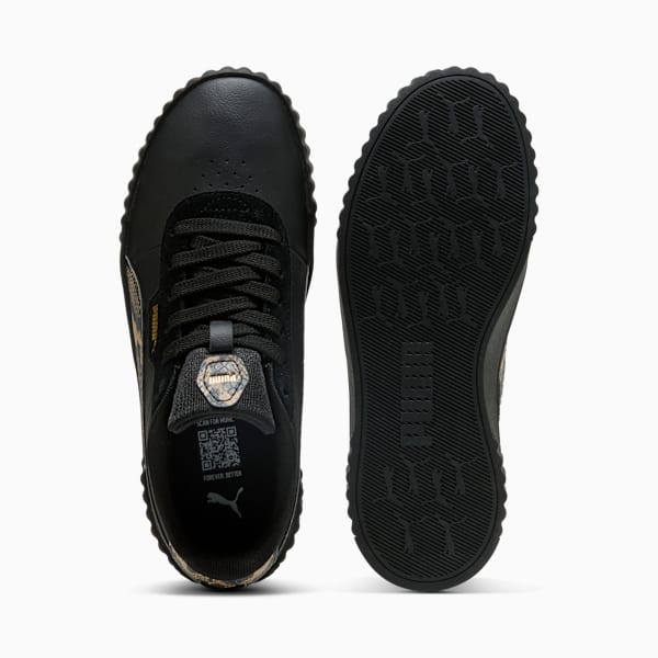 Tenis Carina 3.0 Snake Chic para mujer, PUMA Black-PUMA Gold, large-MEX
