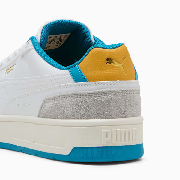 Court Classico Sport Sneakers Unisex, PUMA White-PUMA White-Tropical Blue, large-ZAF