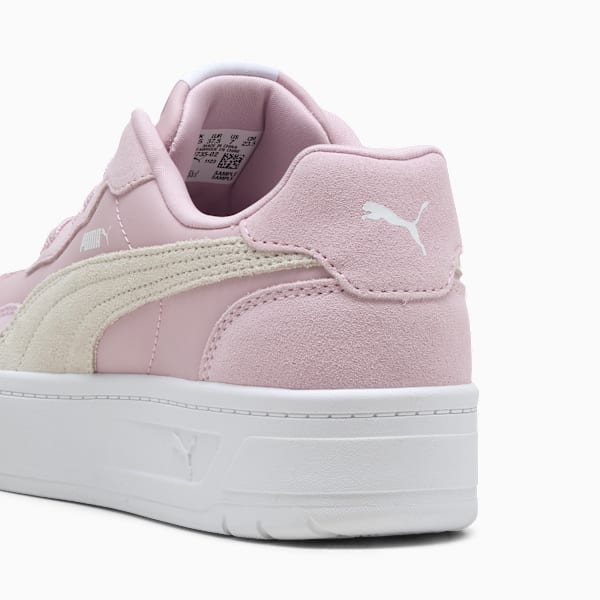 Court Lally Skye Suede Sneakers Women, Rose Mauve-PUMA White, large-ZAF