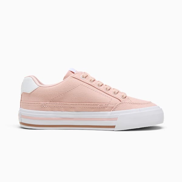 Tenis Court Classic Vulc para mujer, Rose Quartz-PUMA White, large-MEX
