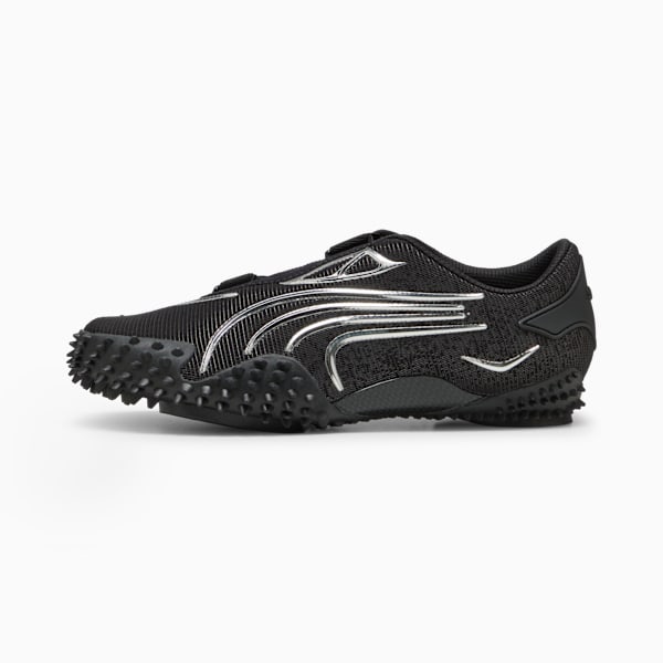 Mostro Metallic Sneakers Unisex, PUMA Black-PUMA Silver, large-ZAF
