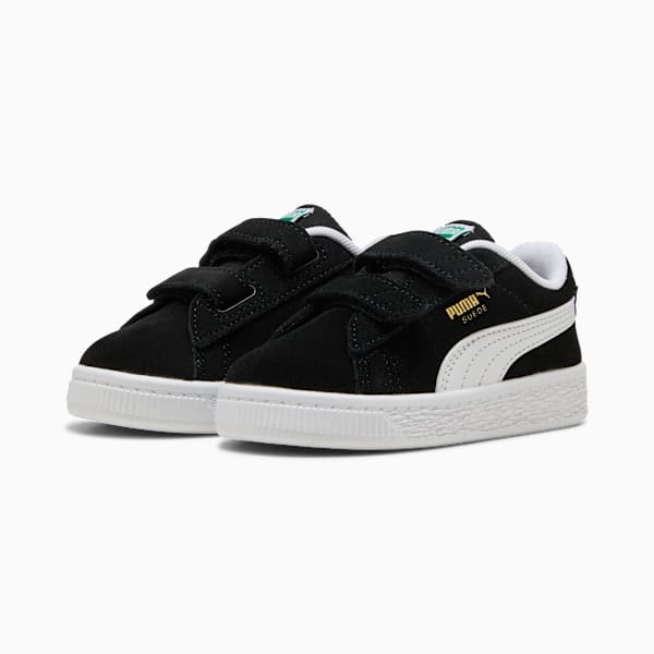 Zapatillas Suede Classic para bebes, PUMA Black-PUMA White, large-ARG