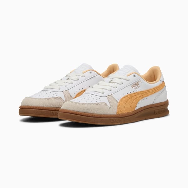 Indoor Sneakers Unisex, Warm White-Almost Apricot-Gum, large-MEX