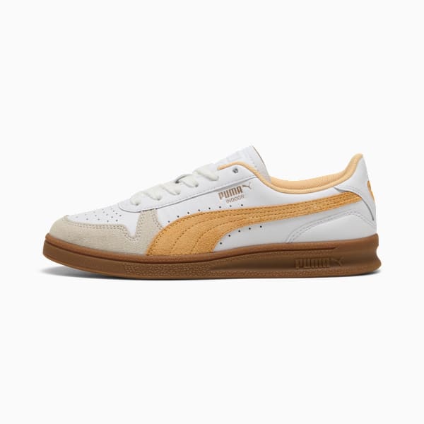Indoor Sneakers Unisex, Warm White-Almost Apricot-Gum, large-MEX