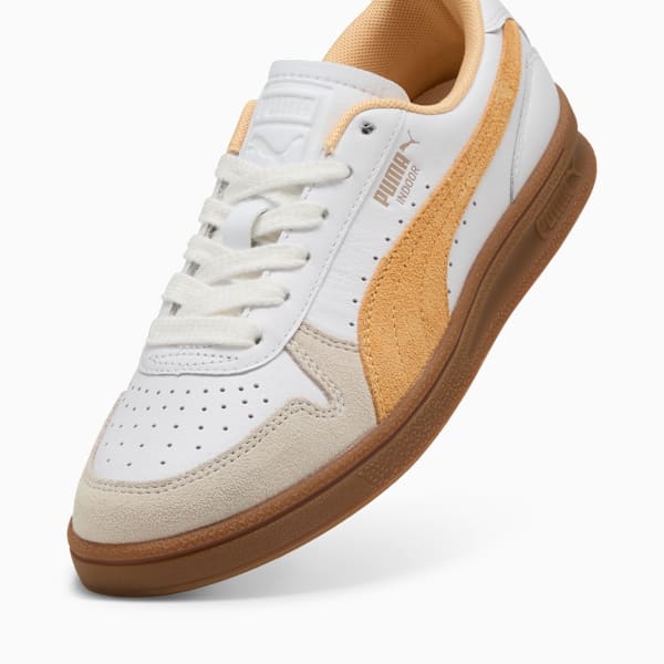 Indoor Sneakers Unisex, Warm White-Almost Apricot-Gum, large-MEX