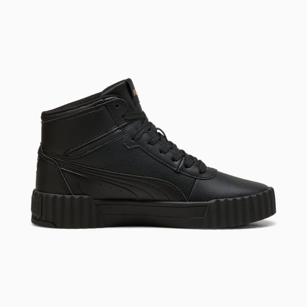 Carina 3.0 Mid Sneakers Women, PUMA Black-PUMA Gold, large-ZAF
