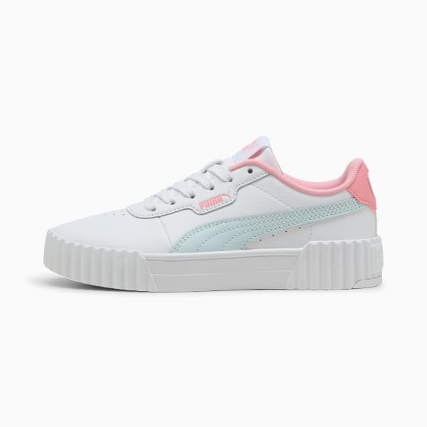 Carina 3.0 Sneakers Youth, PUMA White-Sea Glass, large-ZAF
