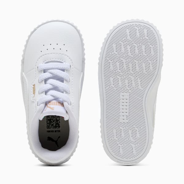 Carina 3.0 Sneakers Toddler, PUMA White-PUMA Gold, large-ZAF