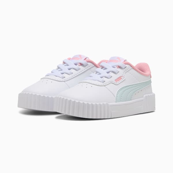 Carina 3.0 Sneakers Toddler, PUMA White-Sea Glass, large-ZAF