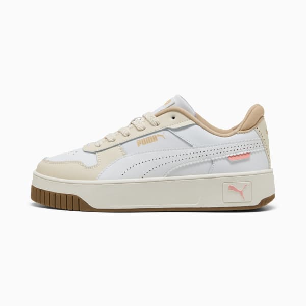 Zapatillas Carina Street Bold Elegance para mujer, PUMA White-PUMA White-Alpine Snow, large-ARG