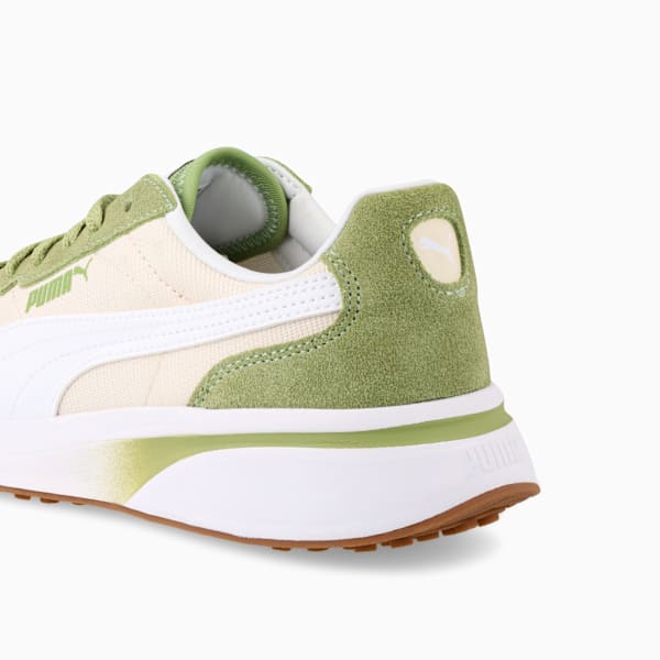 R78 GLANCE Women, Calming Green-Alpine Snow-PUMA White, large-ZAF