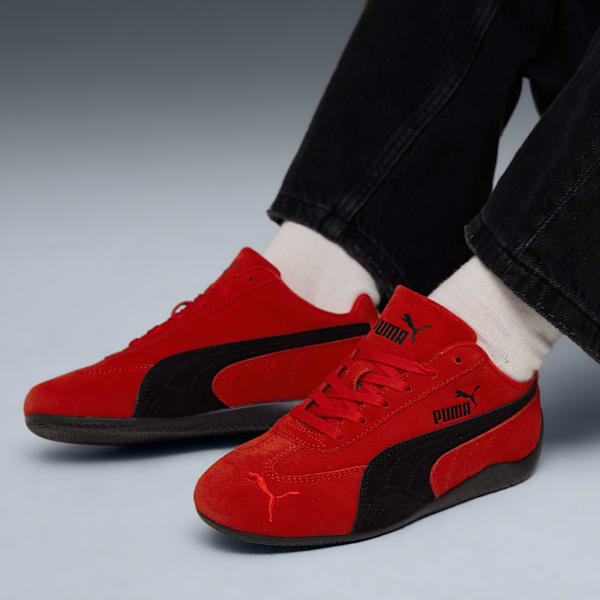 Tenis deportivos adolescentes Speedcat OG, For All Time Red-PUMA Black, large-MEX