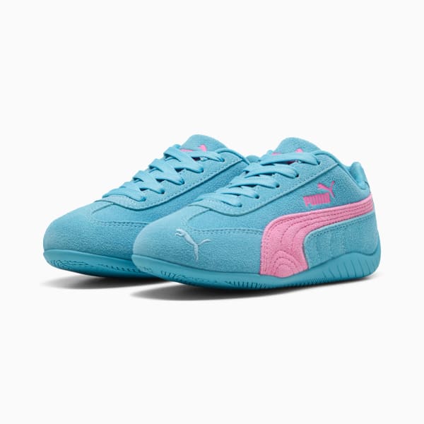 Zapatillas Speedcat para niños, Aqua-Posie Pink, large-ARG