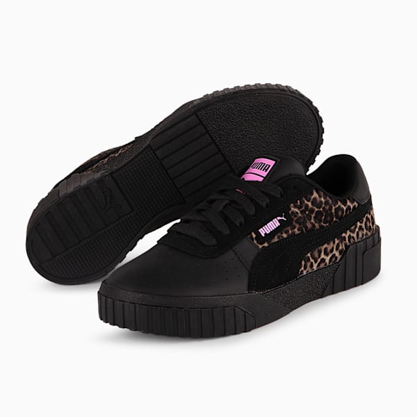 Zapatillas Cali Animal Print OG para mujer, PUMA Black-Mauve Pop, large-ARG