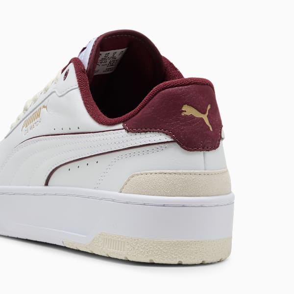 CA Match Premium Pipe Sneakers, PUMA White-Ruby Shimmer, large-ZAF