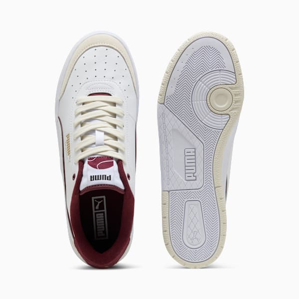 CA Match Premium Pipe Sneakers, PUMA White-Ruby Shimmer, large-ZAF