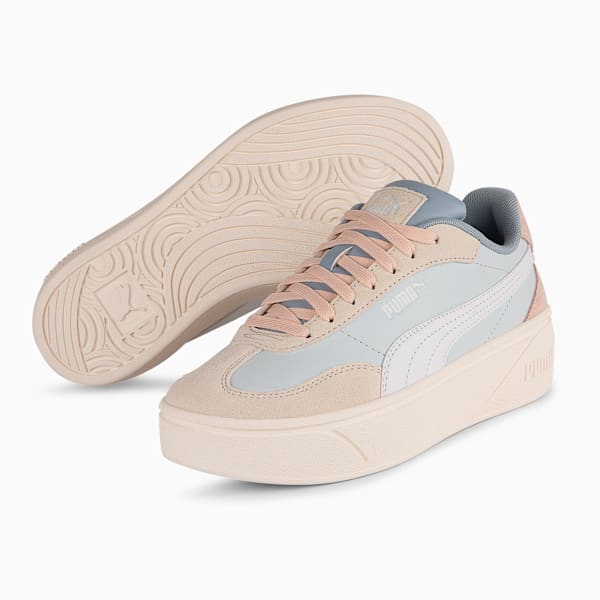 Zapatillas PUMA Club II Era Platform para mujer, Dewdrop-PUMA White-Alpine Snow, large-ARG