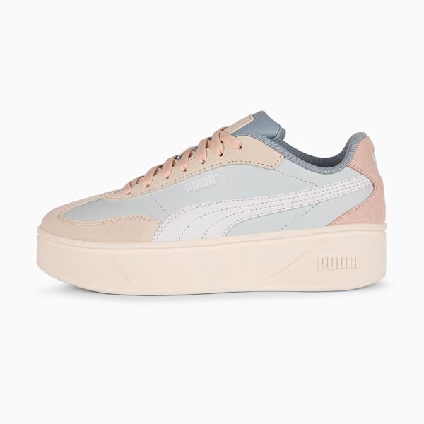 Zapatillas PUMA Club II Era Platform para mujer, Dewdrop-PUMA White-Alpine Snow, large-ARG
