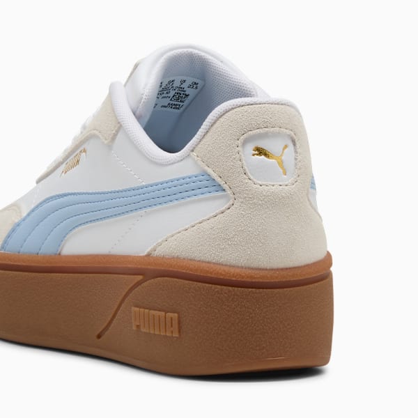Puma Club II Era PlatformWns, PUMA White-Haute Tropic, large-ZAF