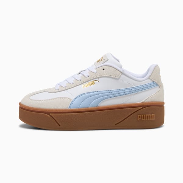 Puma Club II Era PlatformWns, PUMA White-Haute Tropic, large-ZAF