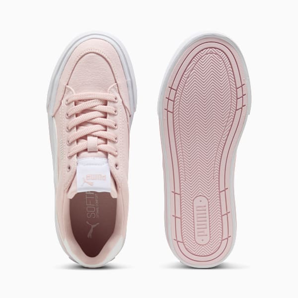 Tenis Court Classic Vulc Platform para mujer, Mauve Mist-PUMA White, large-MEX