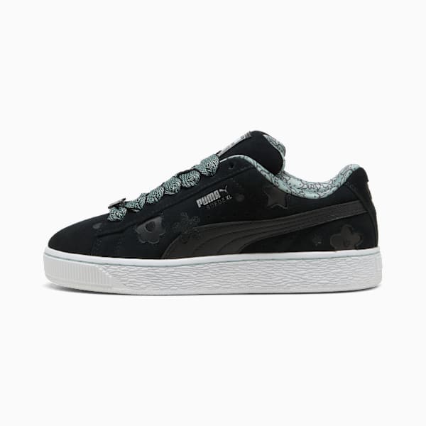 Tenis mujer Suede XL PUMA x HELLO KITTY, PUMA Black-Light Moss, large-MEX