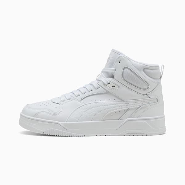 RBD Break Mid Sneakers Unisex, PUMA White-Cool Light Gray-PUMA Black, large-ZAF