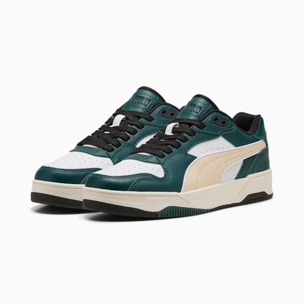 RBD Break Sneakers Unisex, PUMA White-Canvas-Green Terrain, large-ZAF