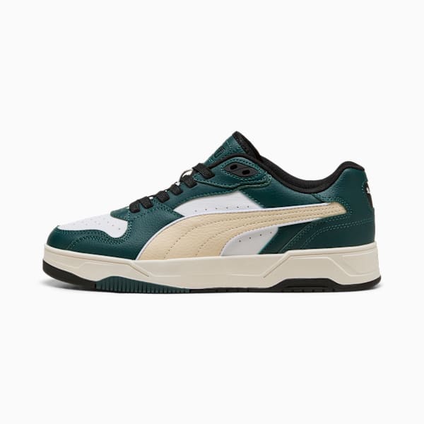 RBD Break Sneakers Unisex, PUMA White-Canvas-Green Terrain, large-ZAF