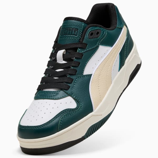 RBD Break Sneakers Unisex, PUMA White-Canvas-Green Terrain, large-ZAF