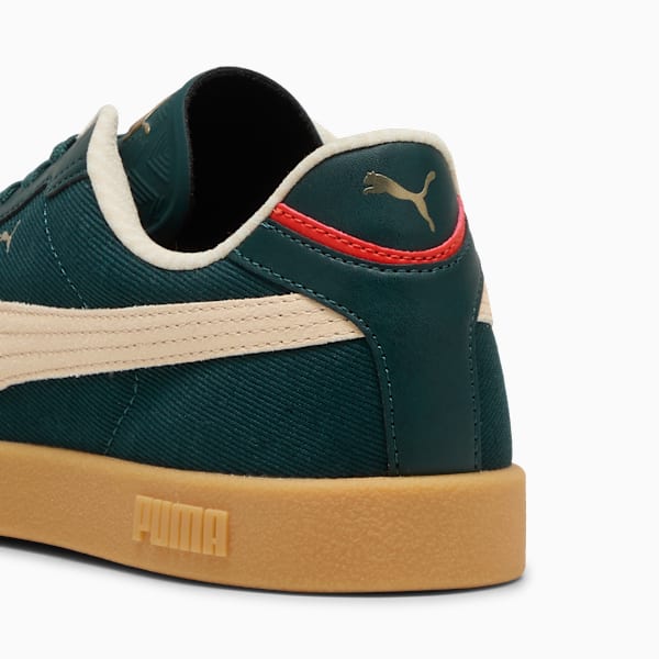 Puma Club II Era Retro Run Sneakers Unisex, Green Terrain-Canvas, large-ZAF