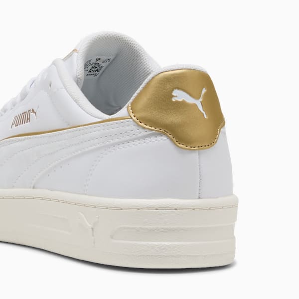 Court Lally Day Night Sneakers Women, PUMA White-PUMA White-PUMA Gold, large-ZAF
